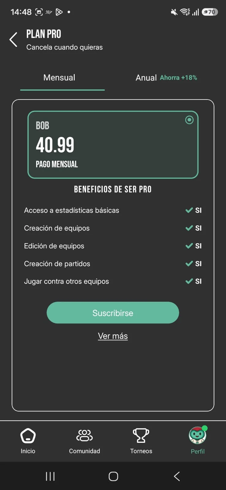 Plan mensual